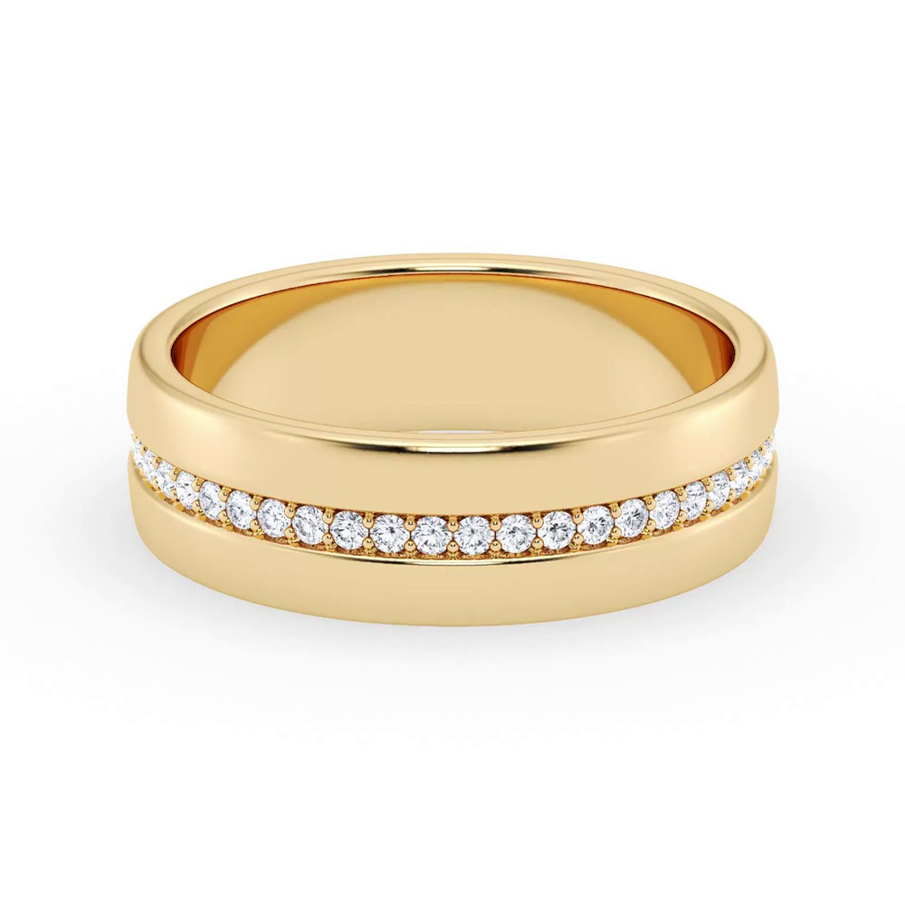 360 degree view of Pavé Lab Diamond Eternity Band (6mm)