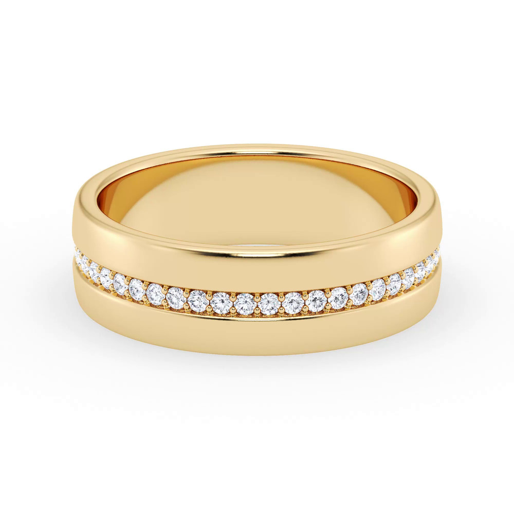 360 degree view of Pavé Lab Diamond Eternity Band (6mm)