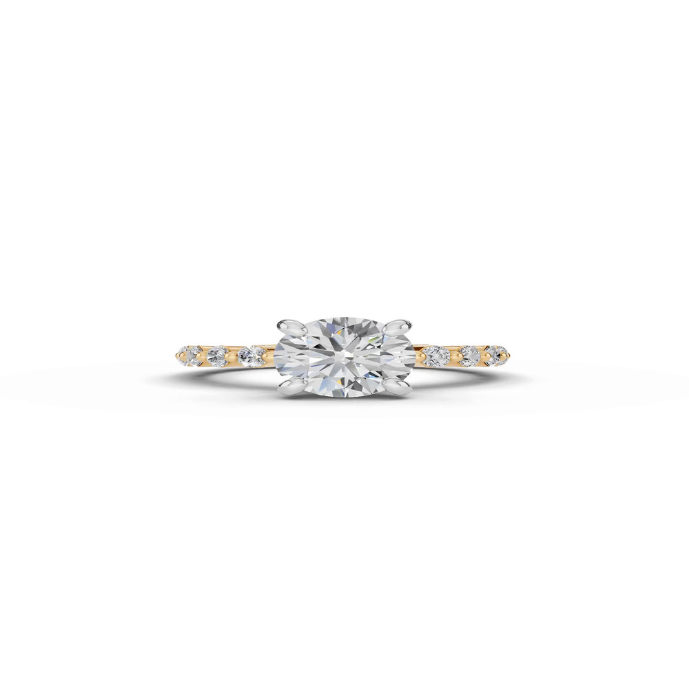 360 degree view of Signature Hearts & Arrows Shared Prong Lab Engagement Ring (.70ct. tw.)