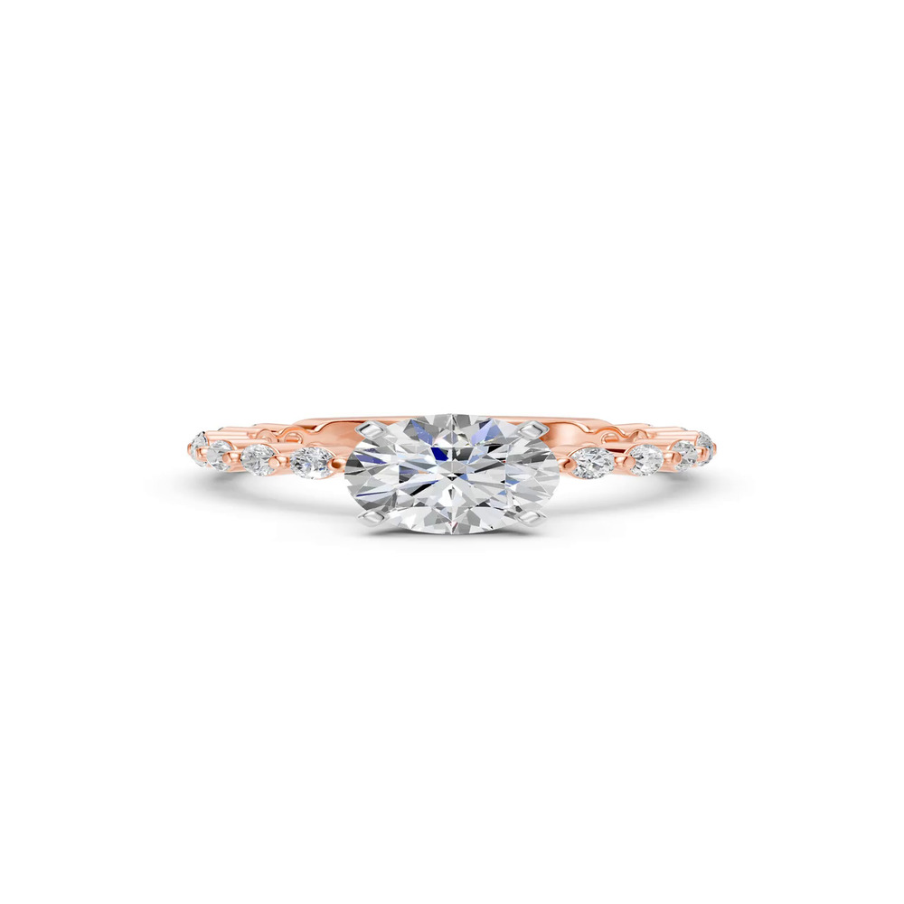 360 degree view of Signature Hearts & Arrows Hidden Halo Shared Prong Lab Engagement Ring (.80ct. tw.)