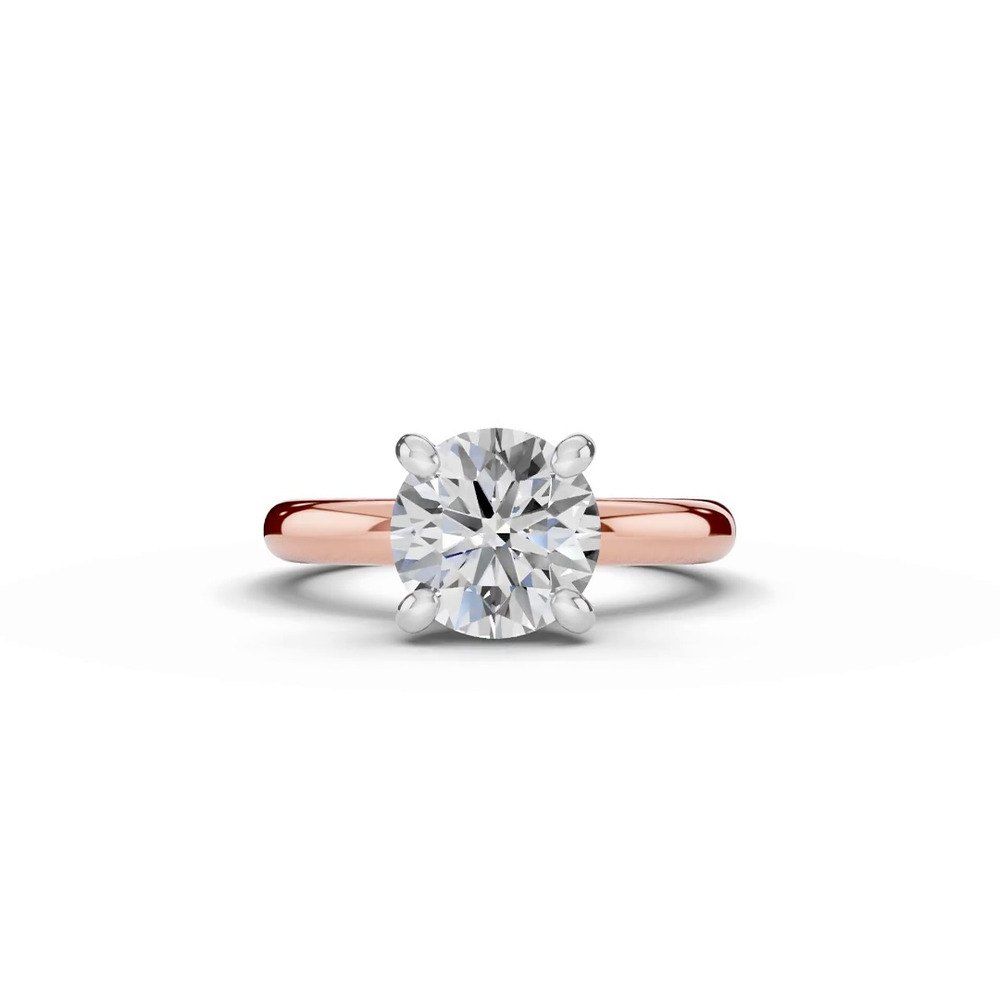 360 degree view of Tradition Hidden Halo Lab Engagement Ring (2.7mm)