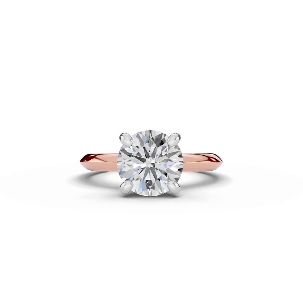 360 degree view of Signature Hearts & Arrows Hidden Halo Knife-Edge Lab Engagement Ring