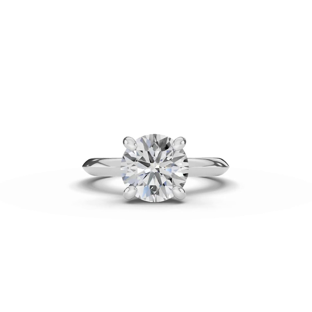 360 degree view of Signature Hearts & Arrows Hidden Halo Knife-Edge Lab Engagement Ring