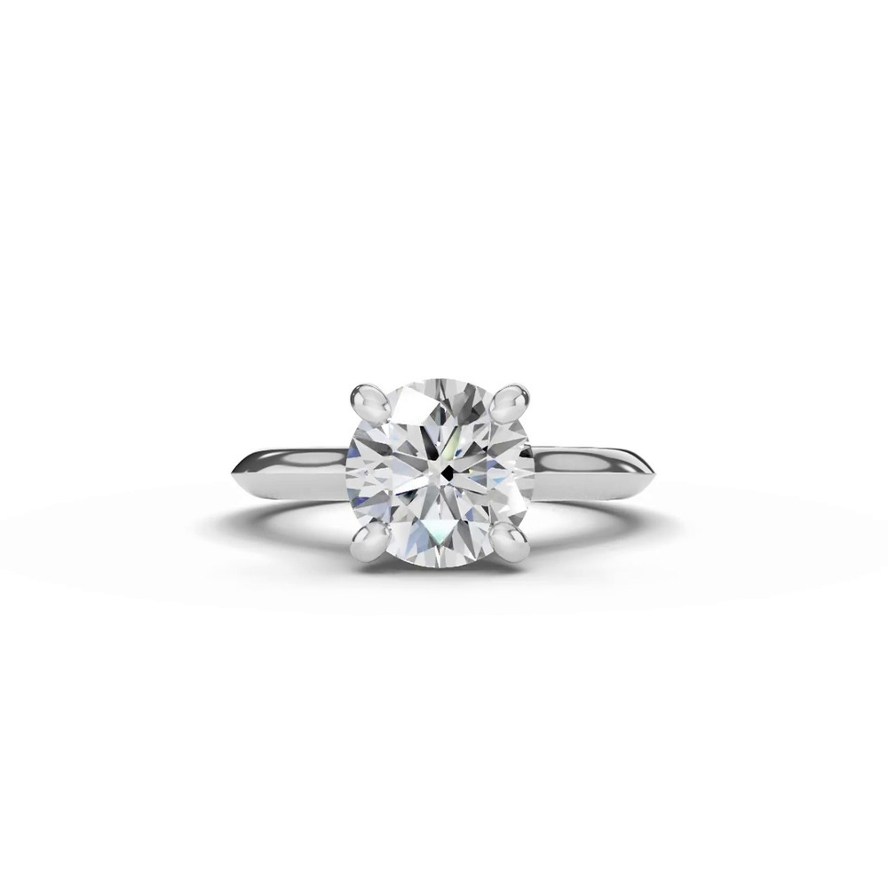 360 degree view of Signature Hearts & Arrows Hidden Halo Knife-Edge Cathedral Lab Engagement Ring