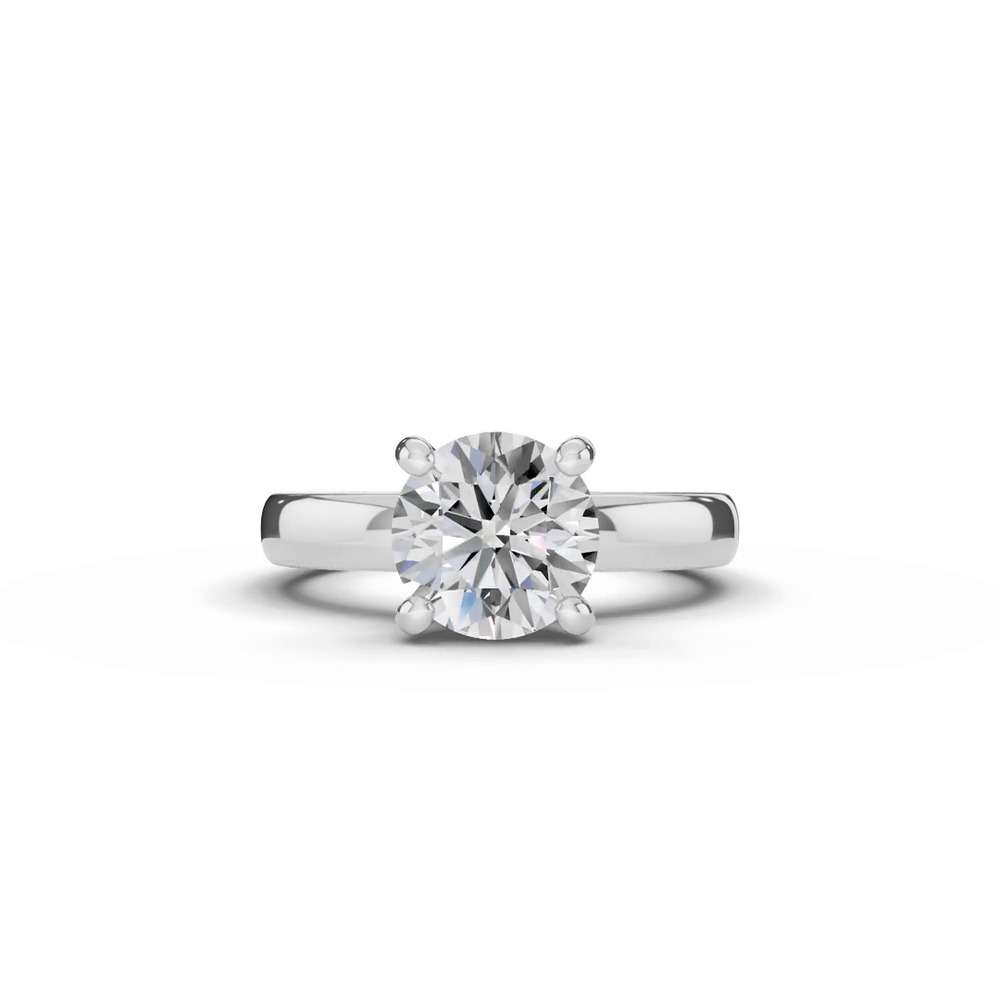 360 degree view of Tradition Hidden Halo Euroshank Lab Engagement Ring (3mm)