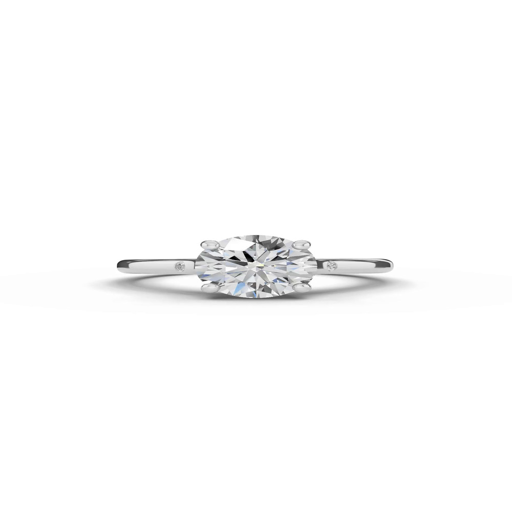 360 degree view of Tradition Trellis Lab Diamond Accent Engagement Ring (1.8mm)