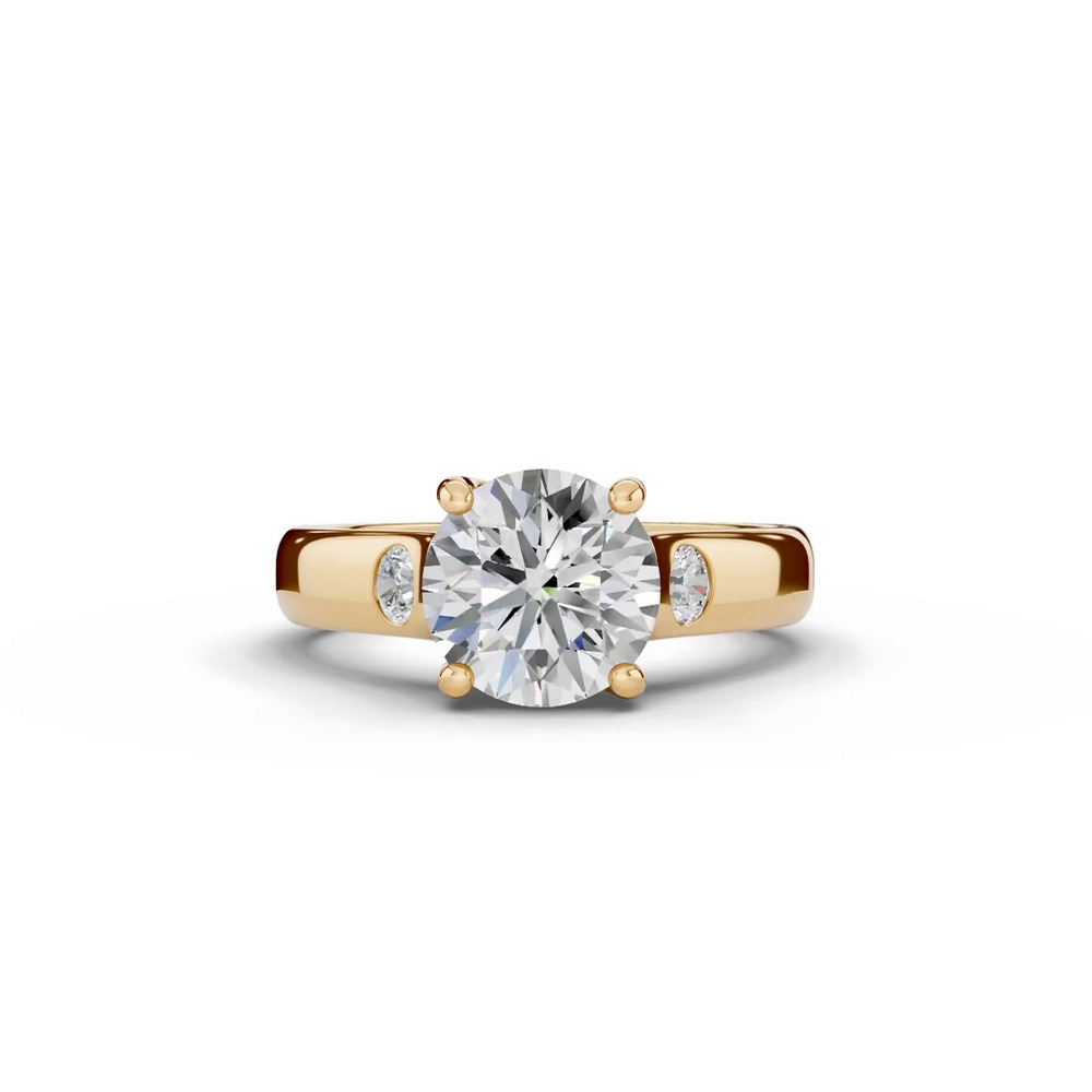 360 degree view of Tradition Trellis Lab Diamond Accent Engagement Ring (3.5mm)