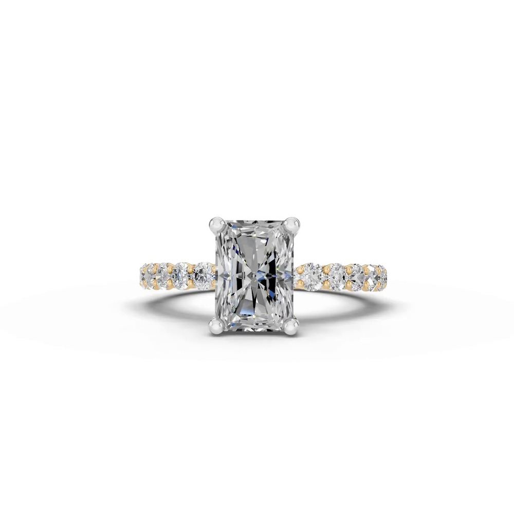 360 degree view of Sculpted Heart Lab Diamond Engagement Ring (.50 ct. tw.)