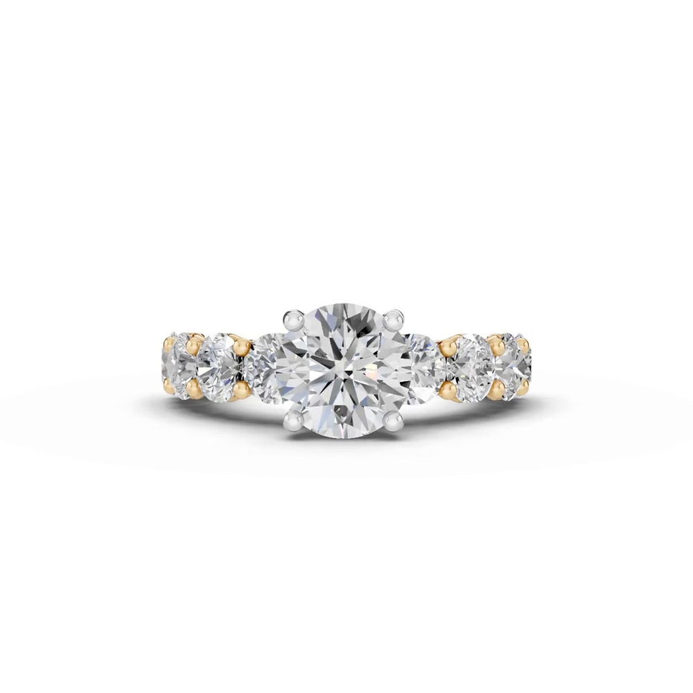 360 degree view of Sculpted Heart Lab Diamond Engagement Ring (2.40 ct. tw.)