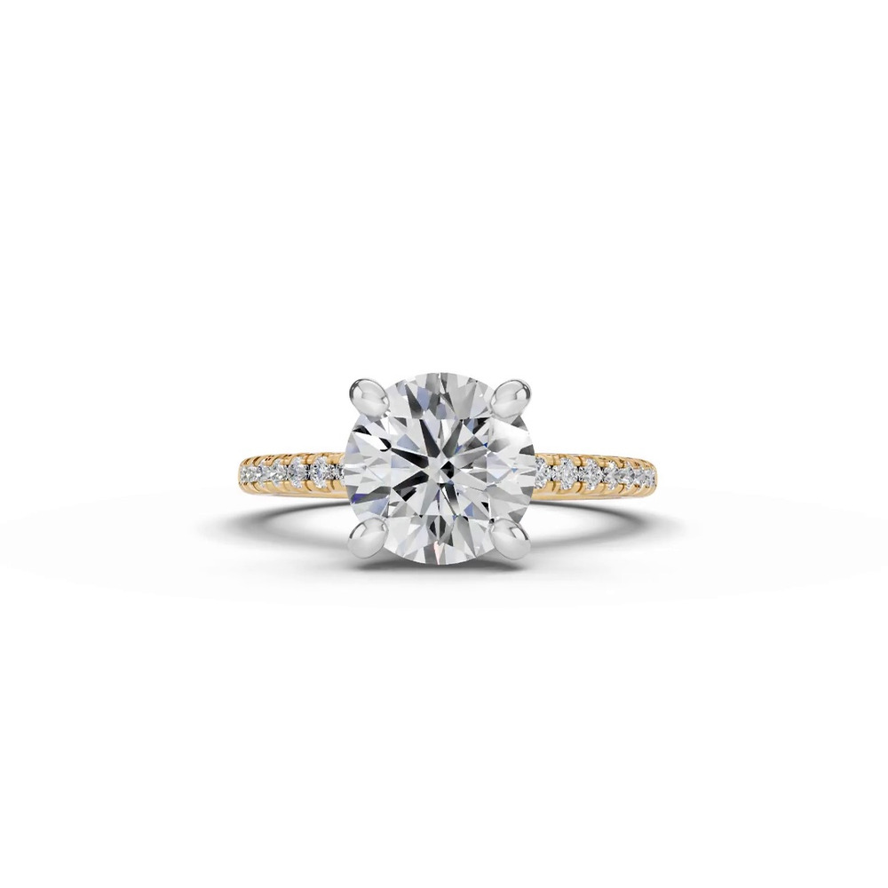 360 degree view of Tradition Lab Pavé Engagement Ring (.15ct tw.)