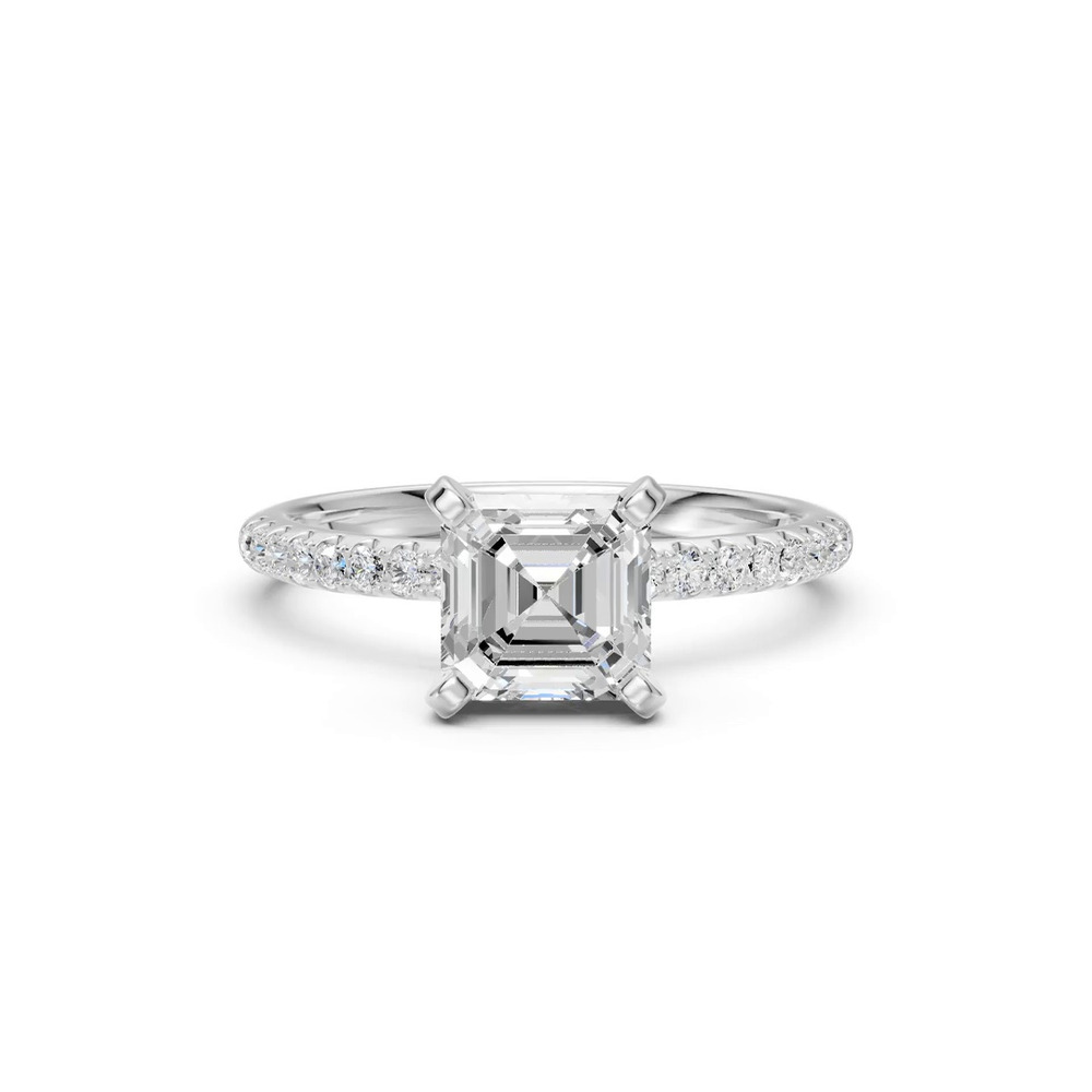 360 degree view of Tradition Lab Pavé Engagement Ring (1/5ct tw.)