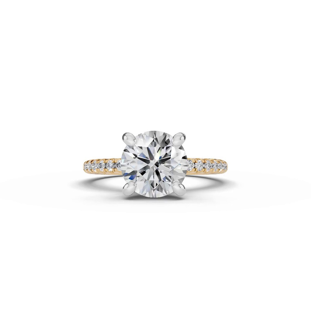 360 degree view of Tradition Lab Pavé Engagement Ring (1/5ct tw.)