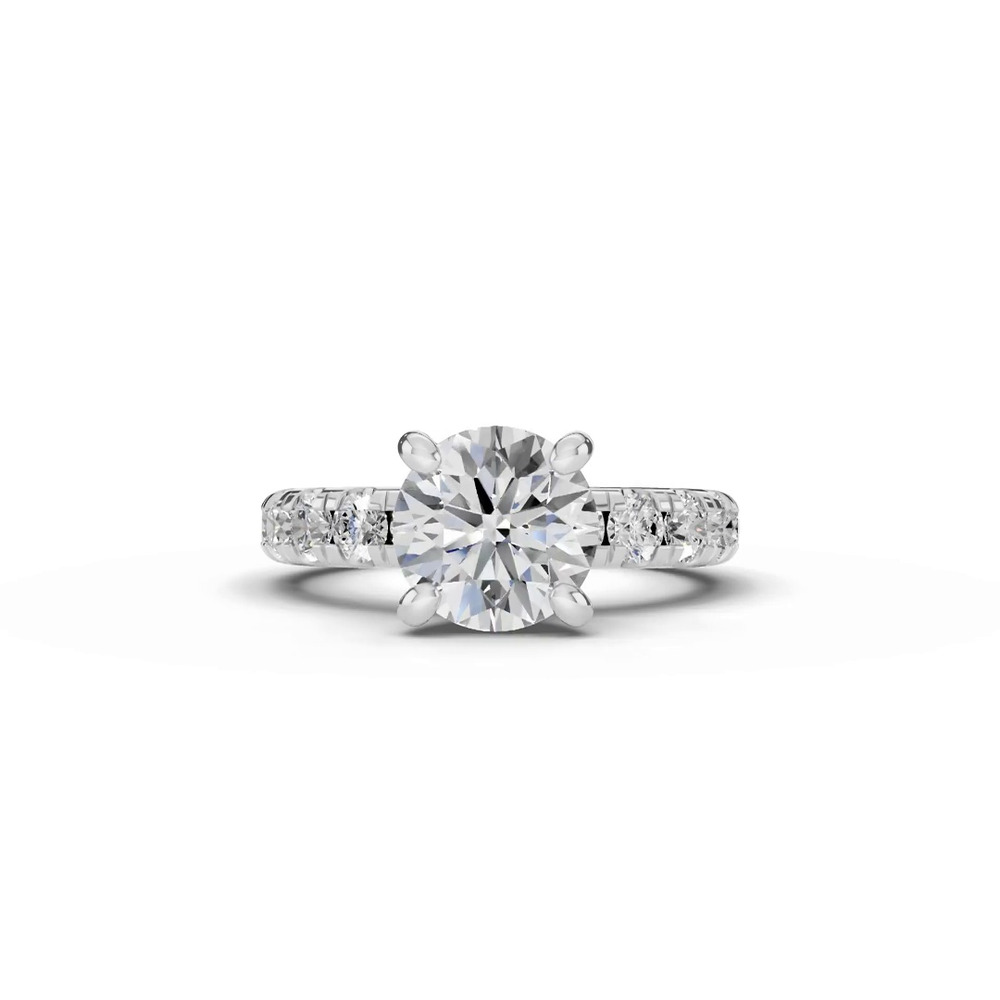 360 degree view of Tradition Lab Pavé Engagement Ring (.90ct tw.)