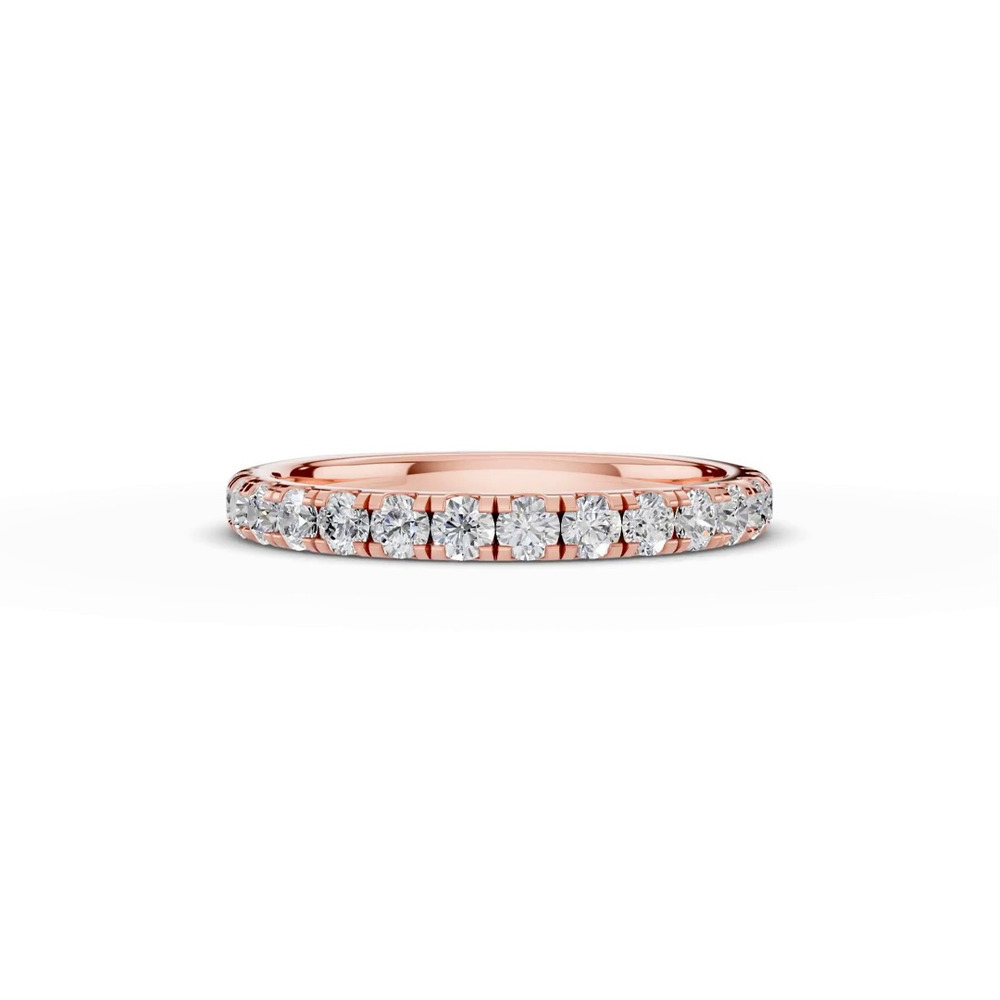360 degree view of Tradition Pavé Lab Euroshank Band (½ ct. tw.)