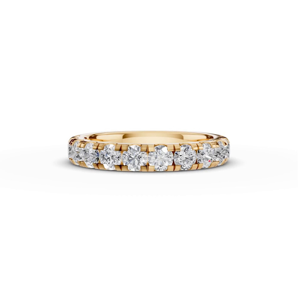 360 degree view of Tradition Pavé Lab Euroshank Band (1.20 ct. tw.)