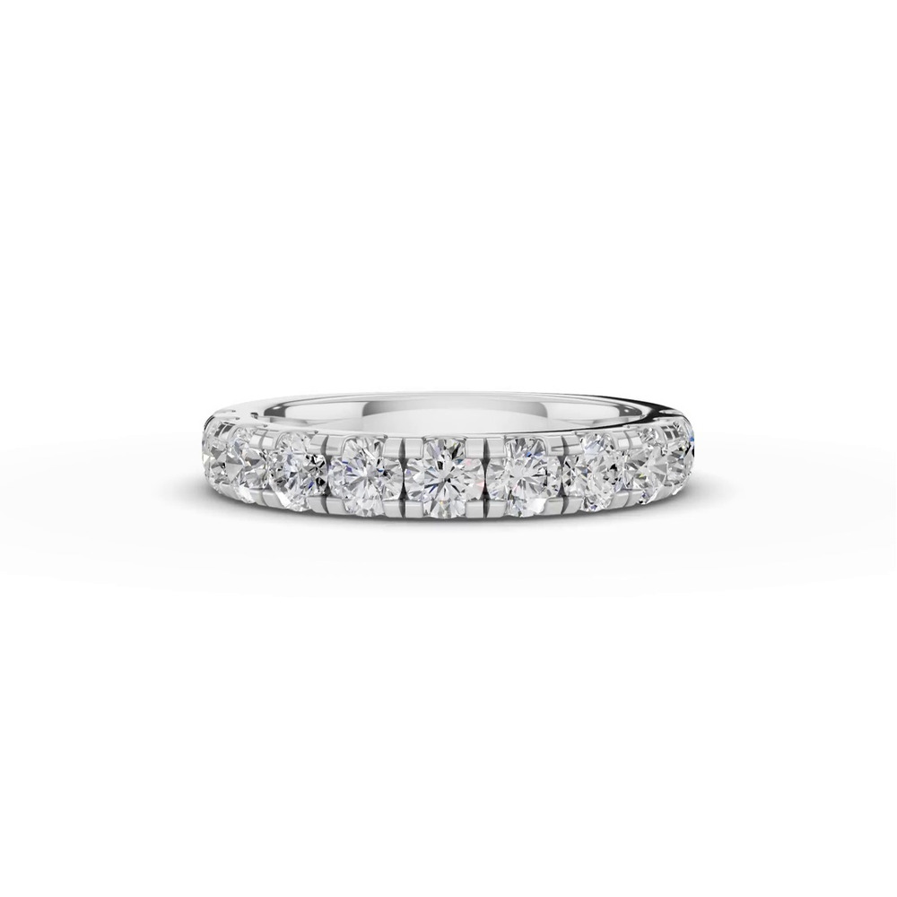 360 degree view of Tradition Pavé Lab Euroshank Band (1.10 ct. tw.)