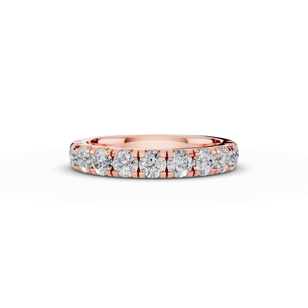 360 degree view of Signature Pavé Lab Euroshank Band (1.10 ct. tw.)