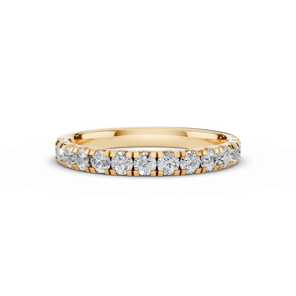 360 degree view of Signature Hearts & Arrows Pavé Lab Wedding Band (0.65 ct. tw.)