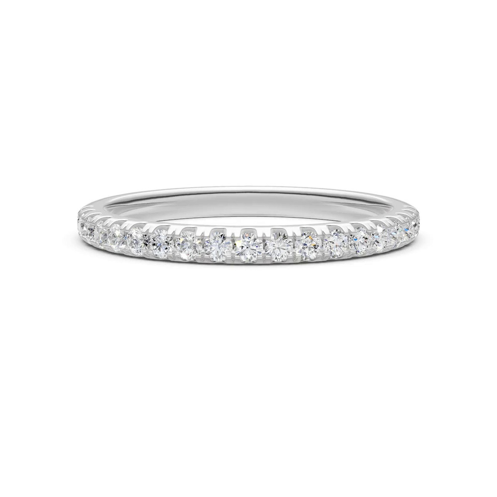 360 degree view of Signature Hearts & Arrows Pavé Lab Band (1/4ct. tw.)
