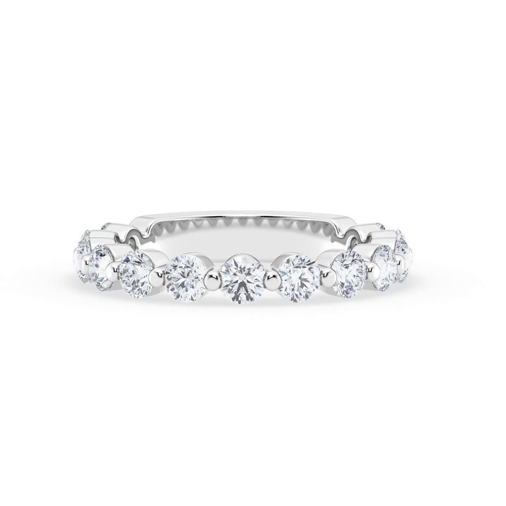 360 degree view of Signature Hearts & Arrows Shared Prong Lab Band (1.00ct. tw.)
