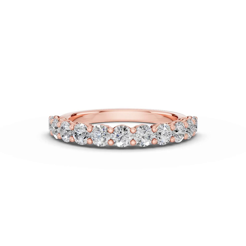 360 degree view of Sculpted Heart Lab Diamond Band (1.00 ct. tw.)