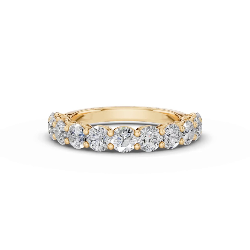 360 degree view of Sculpted Heart Lab Diamond Band (1.65 ct. tw.)