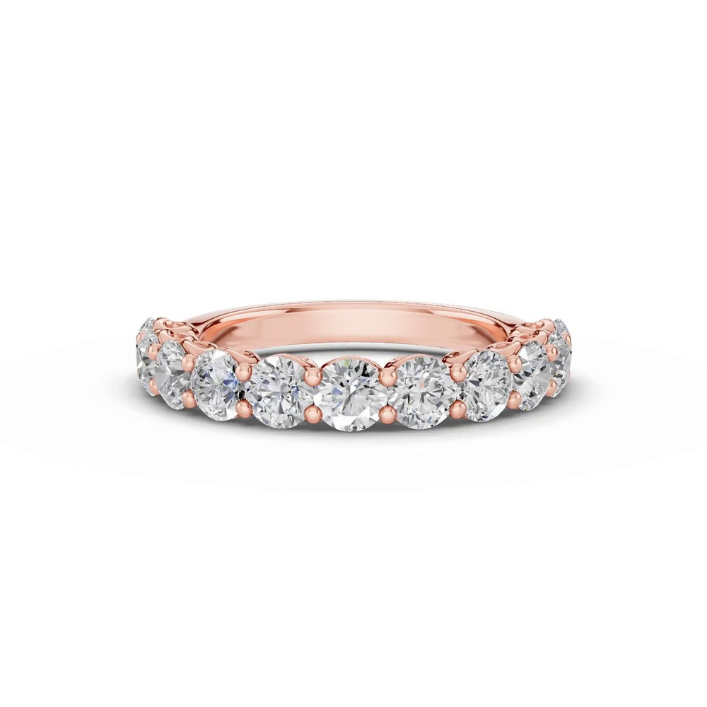 360 degree view of Sculpted Heart Lab Diamond Band (1.65 ct. tw.)