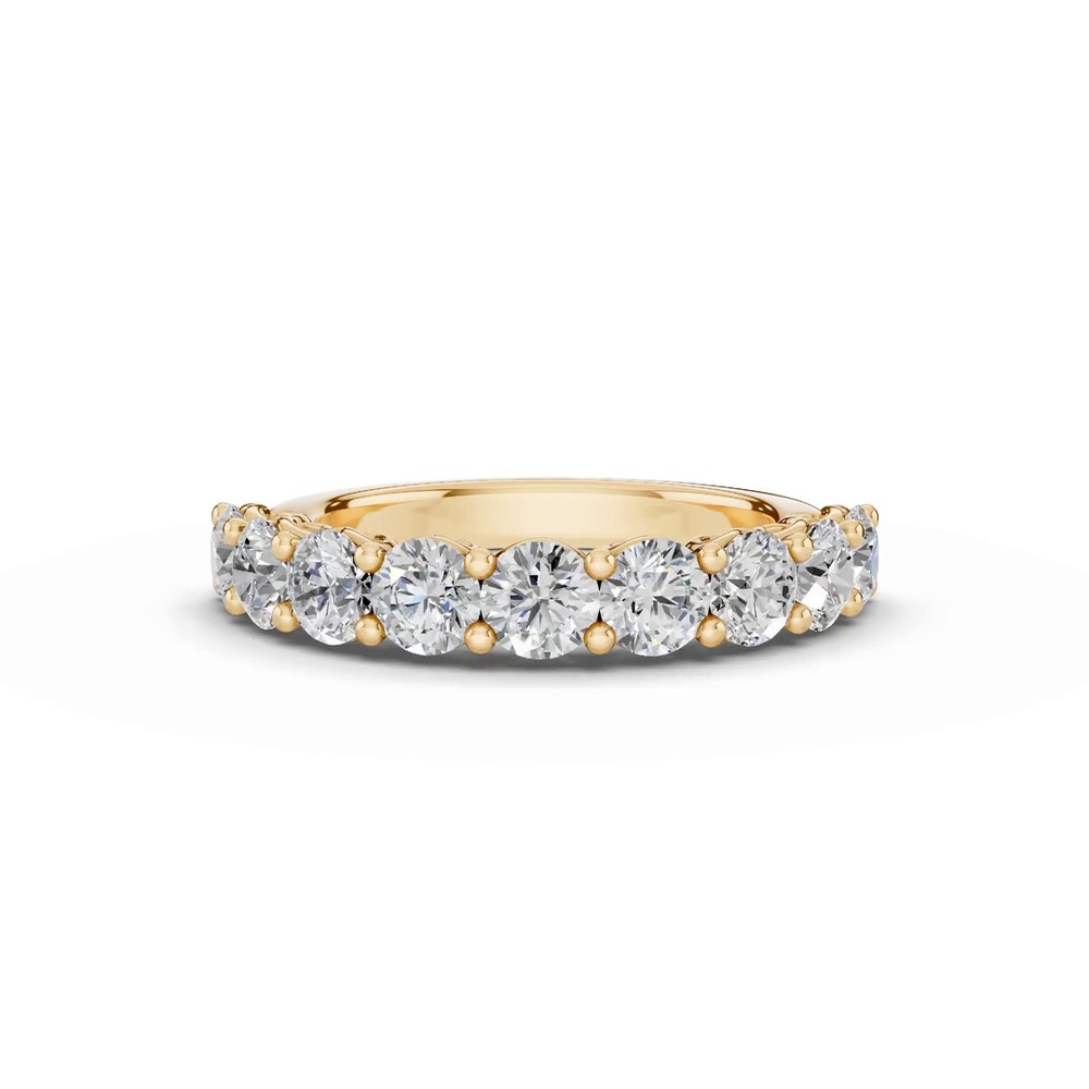 360 degree view of Sculpted Heart Lab Diamond Band (2.00 ct. tw.)