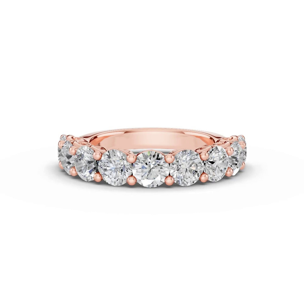 360 degree view of Sculpted Heart Lab Diamond Band (2.50 ct. tw.)