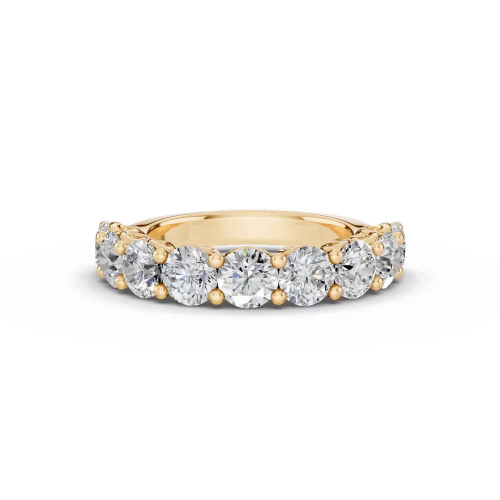360 degree view of Sculpted Heart Lab Diamond Band (2.50 ct. tw.)