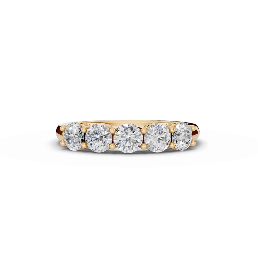 360 degree view of Tradition Five-Stone Lab Diamond Band (1.00 ct. tw.)