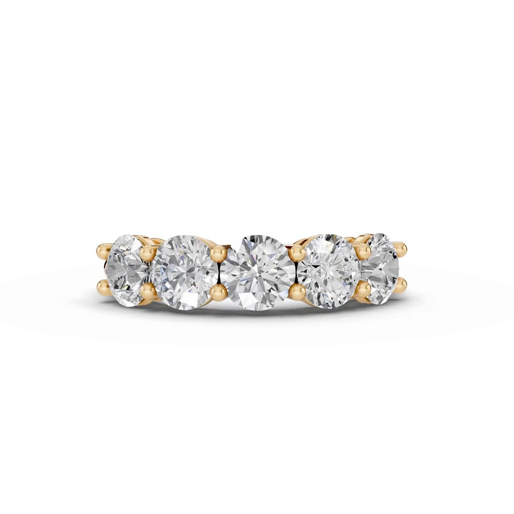 360 degree view of Tradition Five-Stone Lab Diamond Band (2.50 ct. tw.)