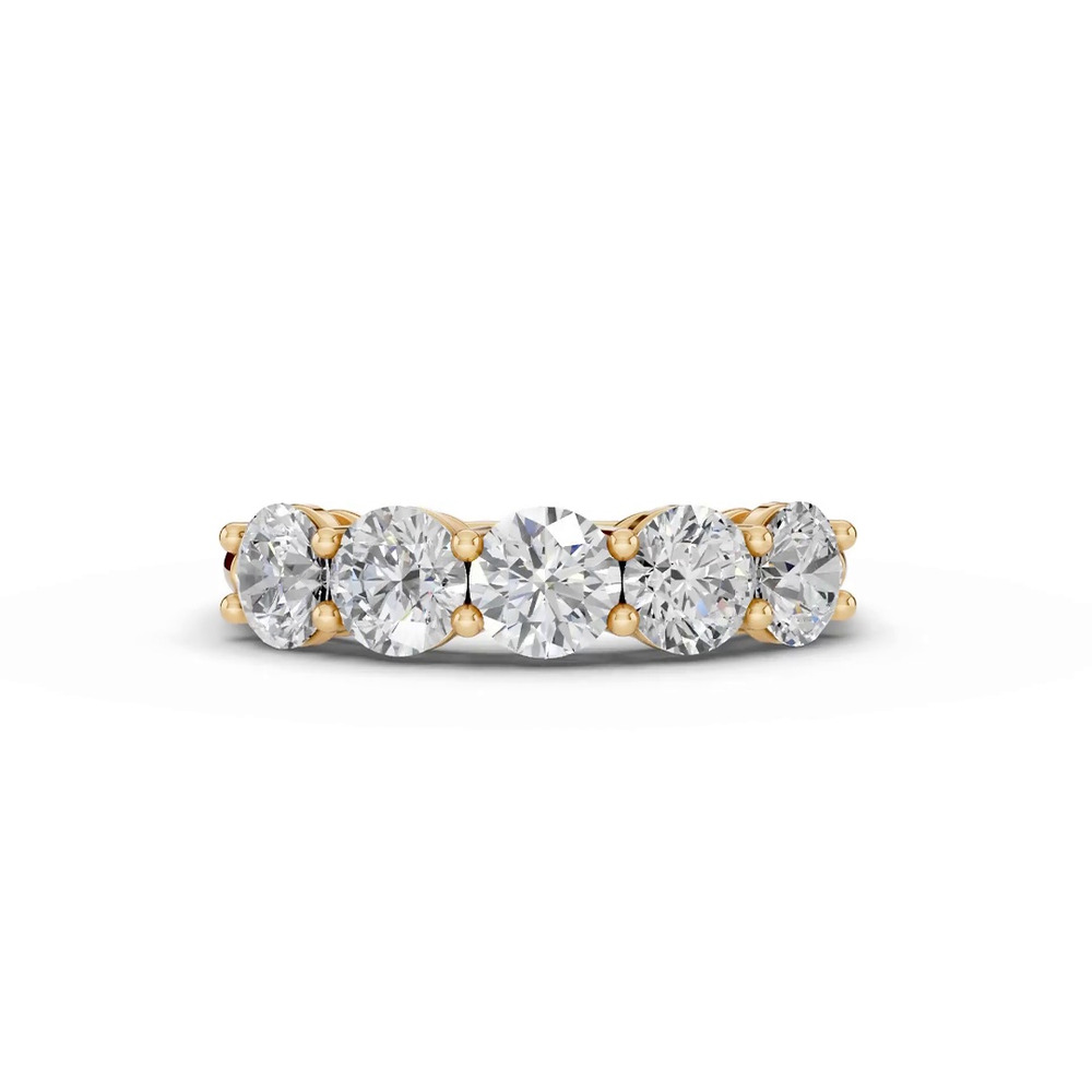 360 degree view of Signature Hearts & Arrows  Five-Stone Lab Diamond Band (2.00 ct. tw.)