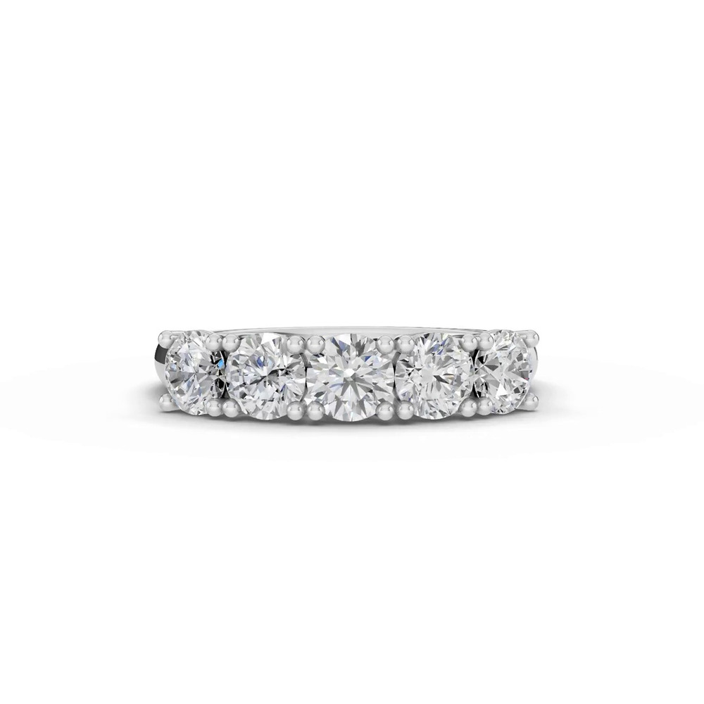 360 degree view of Tradition Trellis Five-Stone Lab Diamond Band (1.50 ct. tw.)