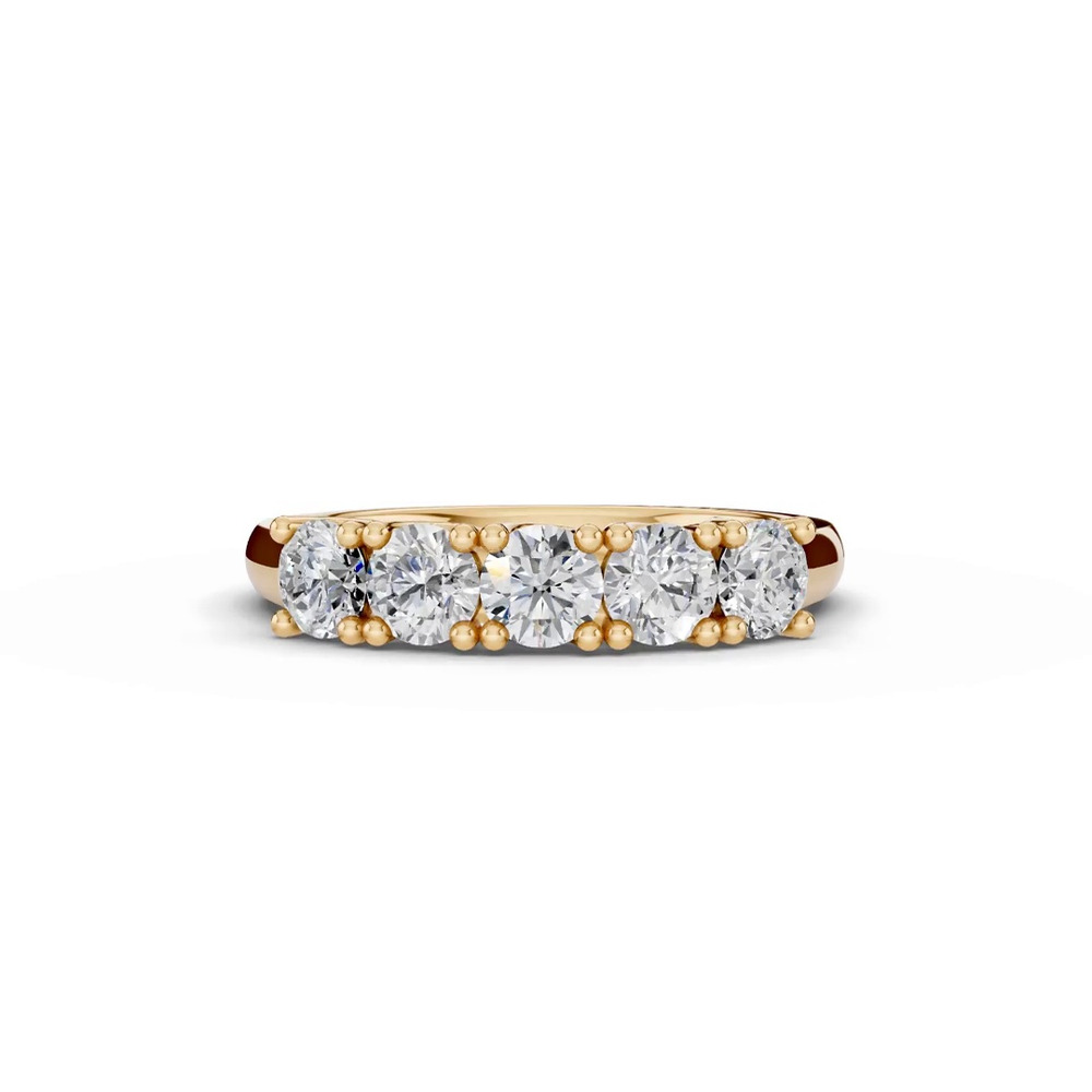 360 degree view of Tradition Trellis Five-Stone Lab Diamond Band (1.00 ct. tw.)