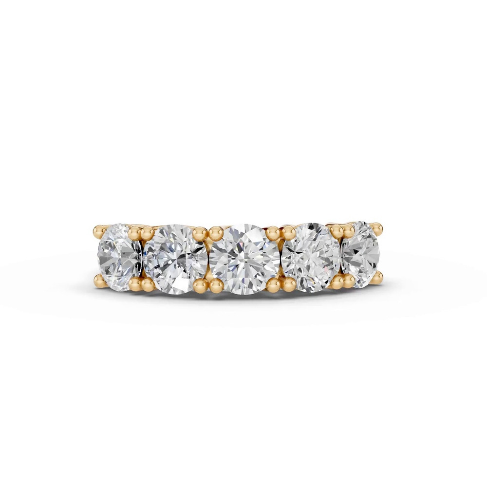 360 degree view of Tradition Trellis Five-Stone Lab Diamond Band (2.50 ct. tw.)
