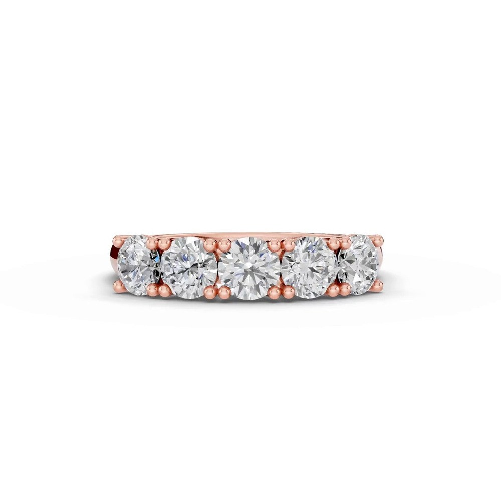 360 degree view of Signature Hearts & Arrows Trellis Five-Stone Lab Diamond Band (1.50 ct. tw.)