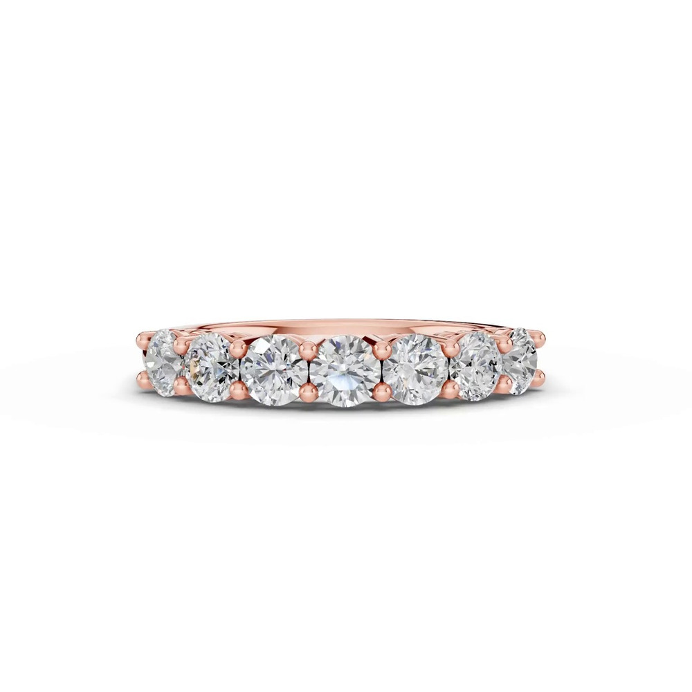 360 degree view of Signature Hearts & Arrows Seven-Stone Lab Diamond Band (1.00 ct. tw.)