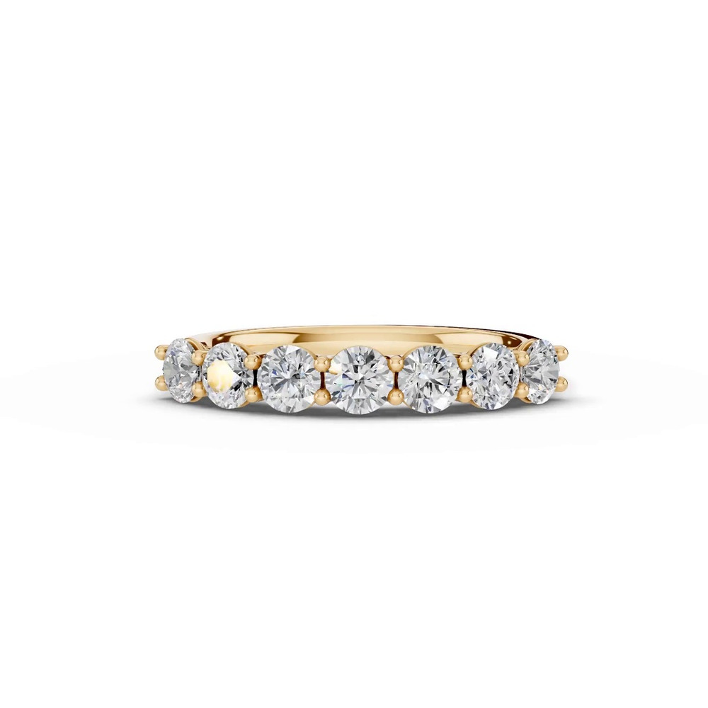 360 degree view of Tradition U-Prong Seven-Stone Lab Diamond Band (1.00 ct. tw.)