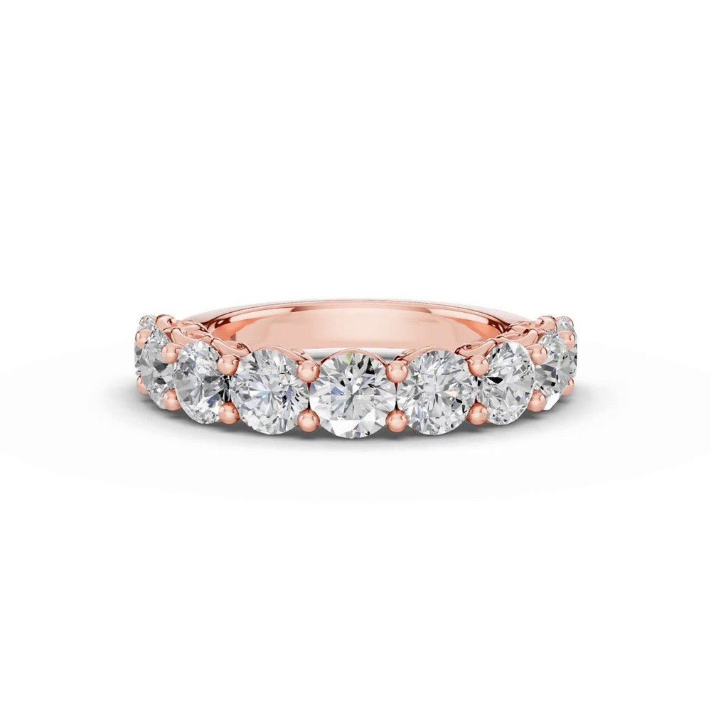 360 degree view of Sculpted Heart 9-Stone Lab Diamond Band (3.00 ct. tw.)
