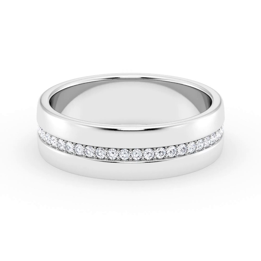 360 degree view of Pavé Diamond Eternity Band (6mm)