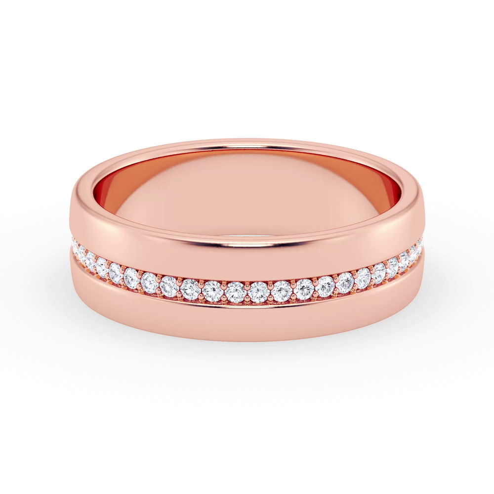 360 degree view of Pavé Diamond Eternity Band (6mm)