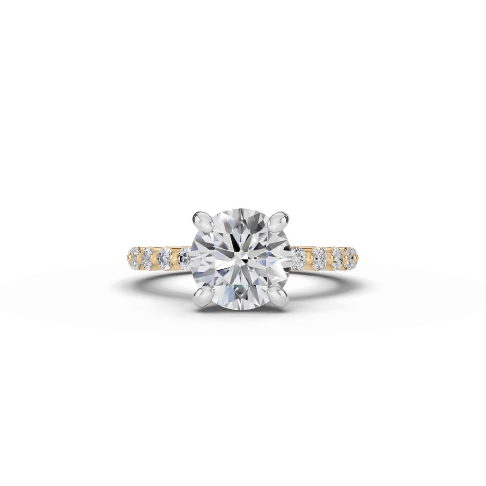 360 degree view of Signature Hearts & Arrows Shared Prong Engagement Ring (1/2ct. tw.)