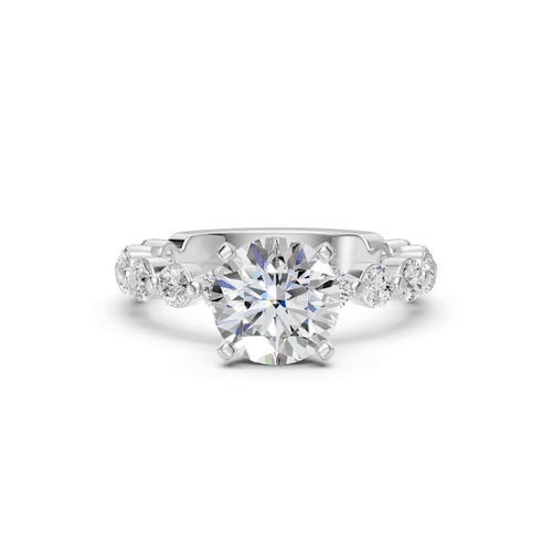 360 degree view of Signature Hearts & Arrows Shared Prong Engagement Ring (1.00ct. tw.)