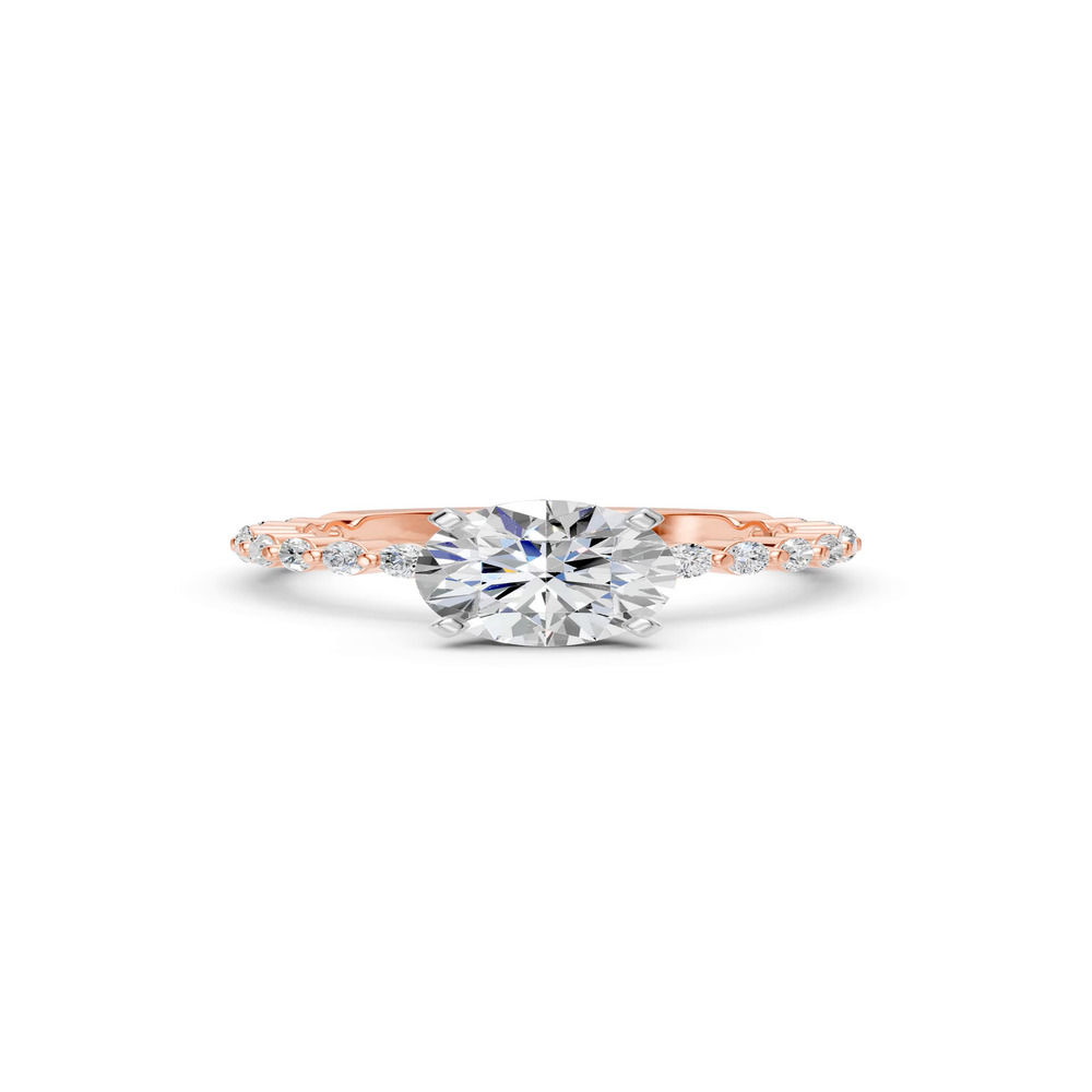 360 degree view of Signature Hearts & Arrows Hidden Halo Shared Prong Engagement Ring (.60ct. tw.)