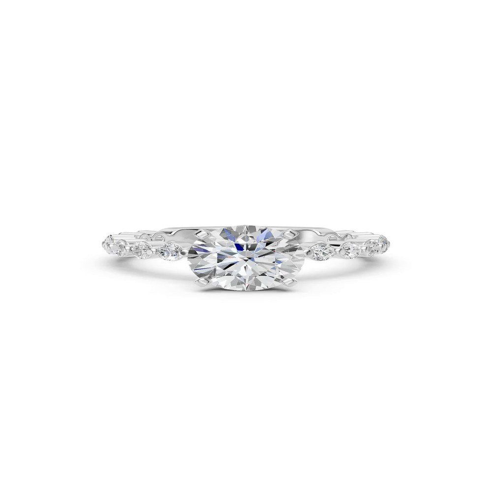 360 degree view of Signature Hearts & Arrows Hidden Halo Shared Prong Engagement Ring (.80ct. tw.)