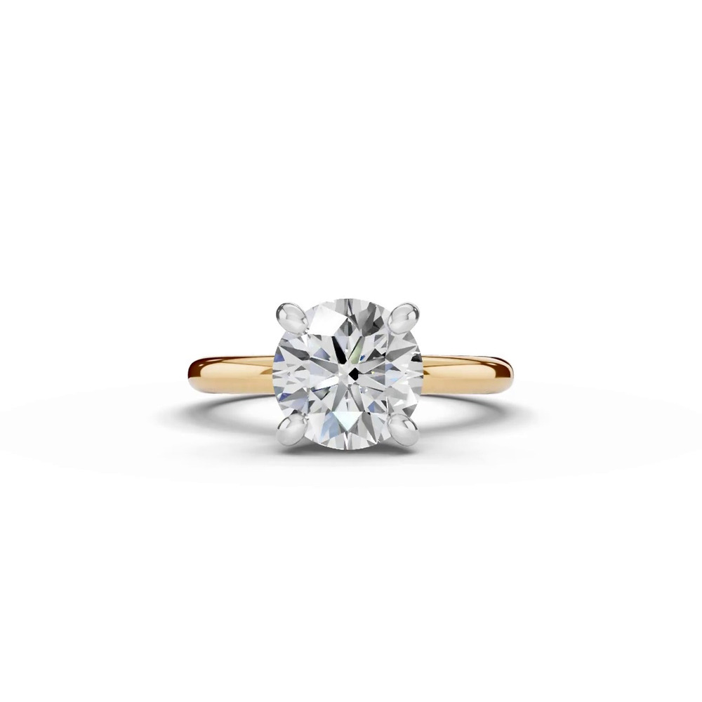360 degree view of Signature Hearts & Arrows Hidden Halo Engagement Ring (2mm)