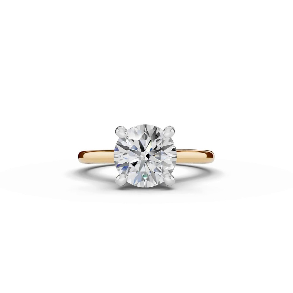 360 degree view of Tradition Cathedral Solitaire Engagement Ring (2mm)