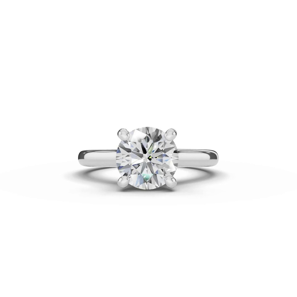 360 degree view of Signature Hearts & Arrows Hidden Halo Cathedral Engagement Ring (2.7mm)