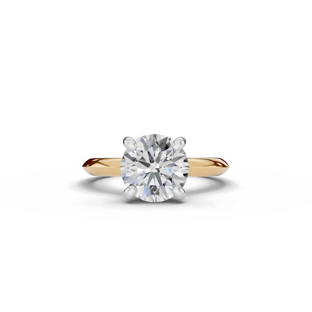 360 degree view of Signature Hearts & Arrows Hidden Halo Knife-Edge Engagement Ring
